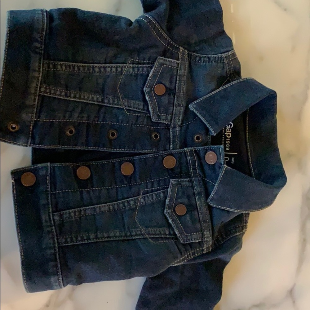 Baby Icon Jersey-Lined Denim Jacket